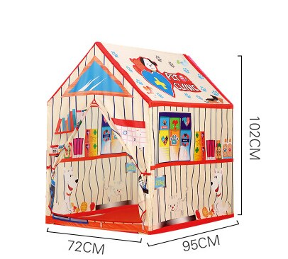 Kids toys tents Foldable Portable Boy Girl Princess Castle Indoor Outdoor Play Tents play mat Rug Playhouse For Child Best: pet hospital