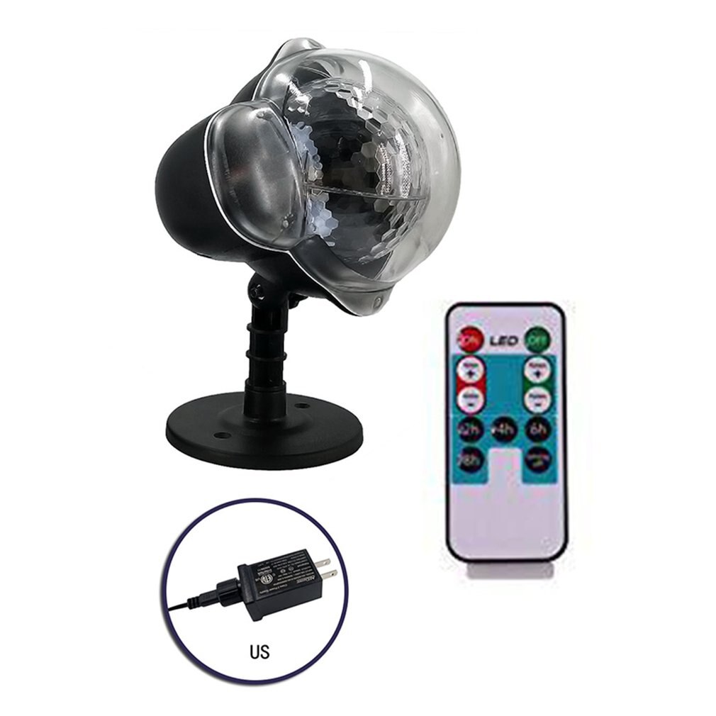 Mini Sneeuw Licht Sneeuwvlok Projectie Lamp Led Outdoor Waterdichte Gazon Laserlicht Kerst Dag Projectielamp US/EU/ UK/AU Plug
