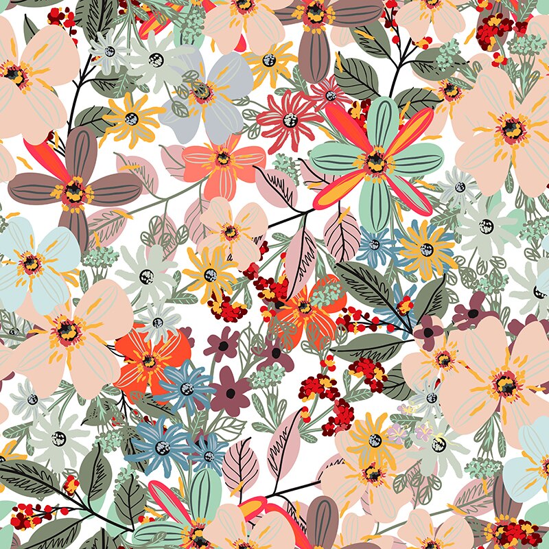 Tissu satiné pour robe motif de plumes colorées personnalisée à pois imprimé tissu Polyester tissu bricolage patchwork