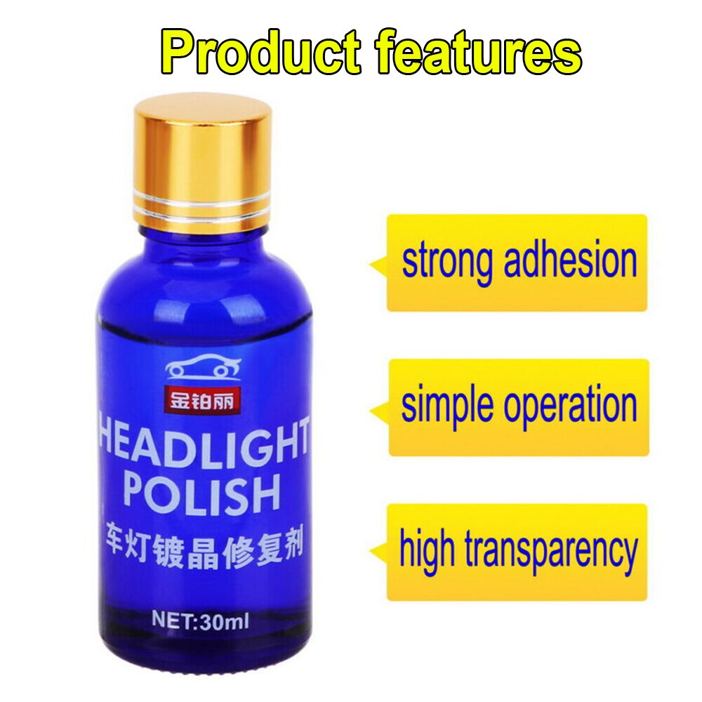 30ml vloeibare keramische coating apparatuur kristalmiddel 30ml met sponspolijstmiddelen