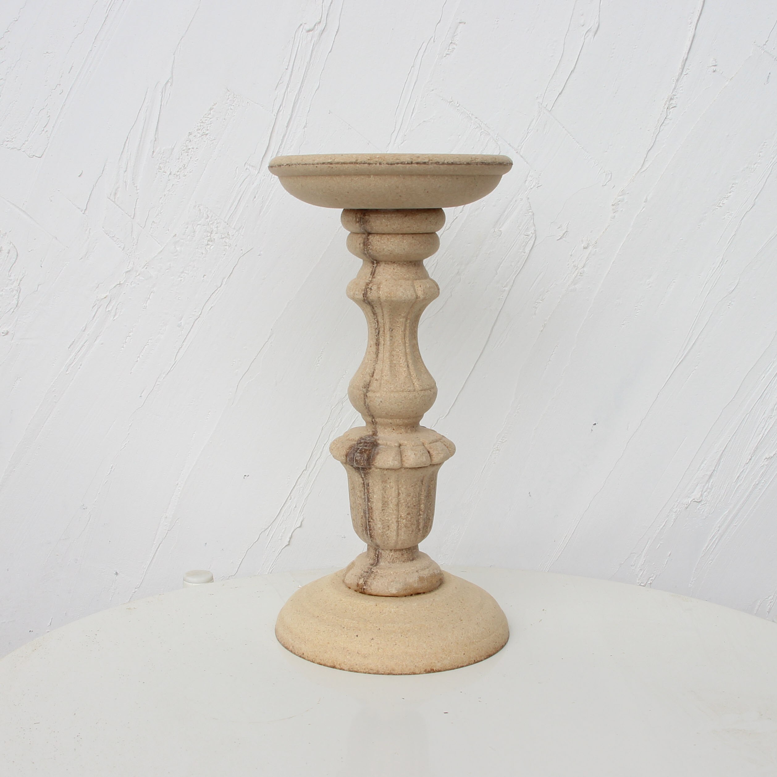 Kandelaar Houten Creatieve Kandelaar Patroon Lade Kaarshouder Handgemaakte Tafel Desktop Rustieke Bruiloft Decor: S / YELLOW