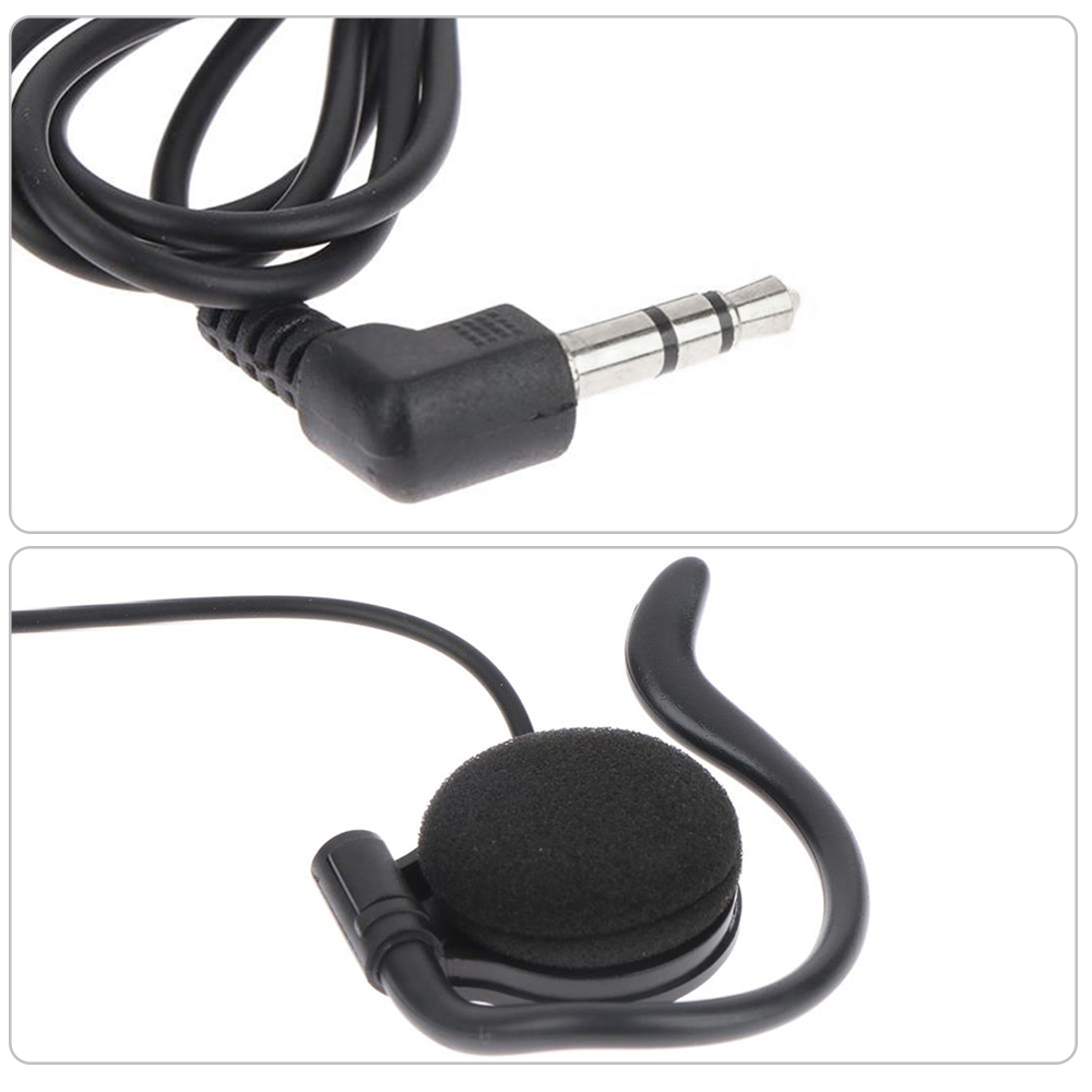 3,5mm einseitiger Kopfhörer Ohrhörer Ein-Ohr-Kopfhörer für drahtlose Reiseleiter System Empfänger Laptop MP3/4 Tablet PC