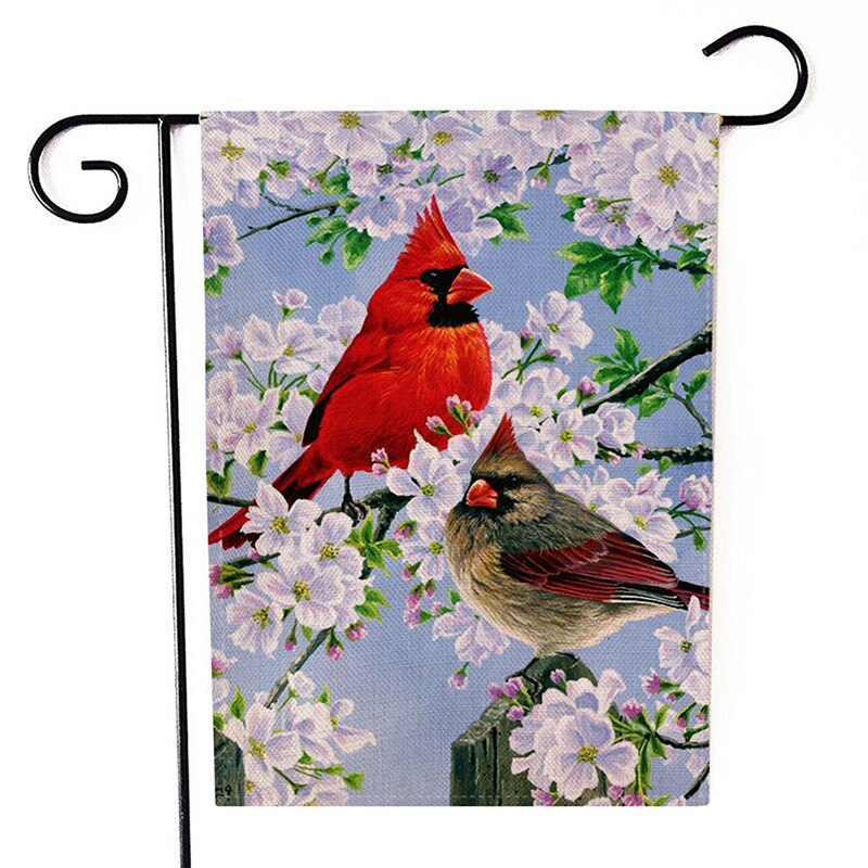 Butterfly Pattern Garden Flag 30x45cm Flower Print Garden Banner Indoor Outdoor Festival Home Decor Flags: 6