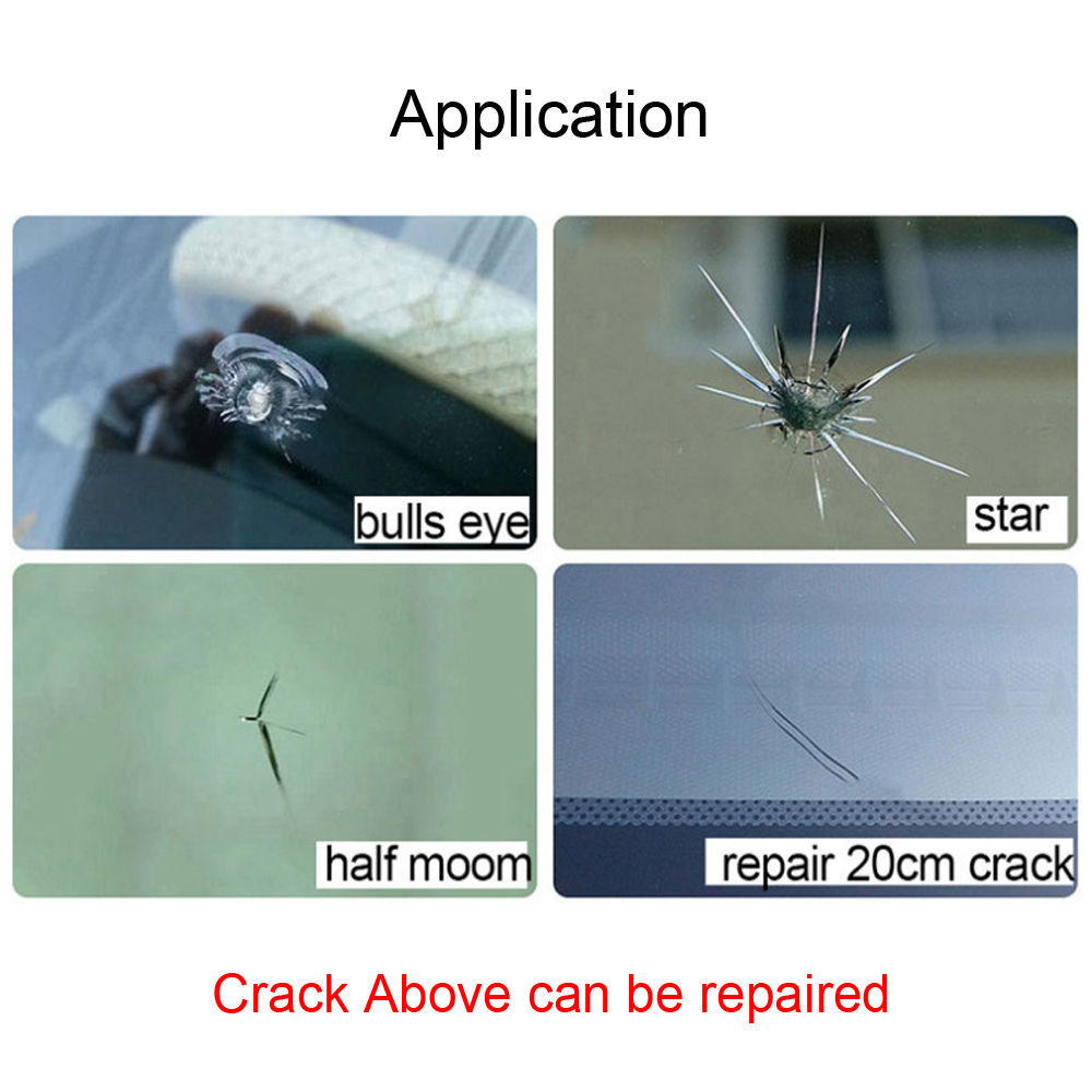 Auto Glas Onderhoud Sets Auto Window Reparatie Tool Voor Chip Crack Voorruit Repareren Kit Automobiles Care Diy