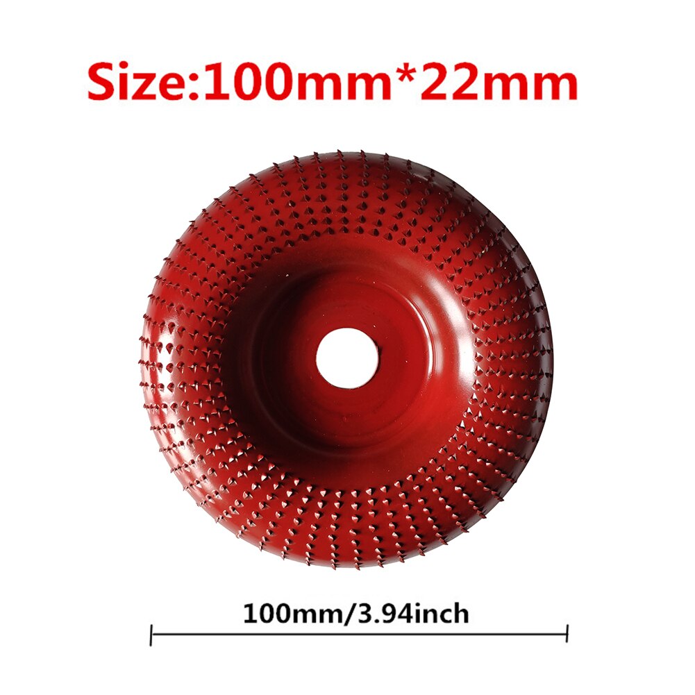 22mm Steel Woodworking Angle Grinding Wheel Wood Sanding Carving Disc Angle Grinder Wheel For Rapid Removal Shaping: 05