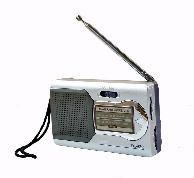 Mini Portable Radio Dual Band FM/AM Radio Pocket Radio with Built-in Speaker