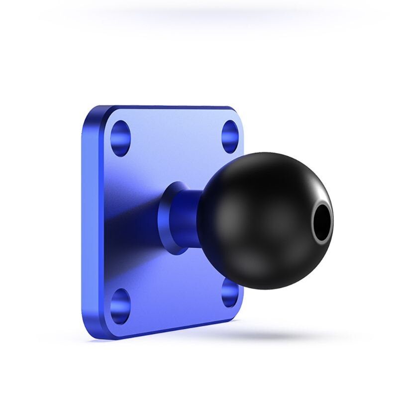 Aluminium Legierung Platz Montage Basis mit 1 Zoll Ball Kopf Halterung für Zumo 400/450/500/550/660 Reiter GPS für Motorrad Fahrrad