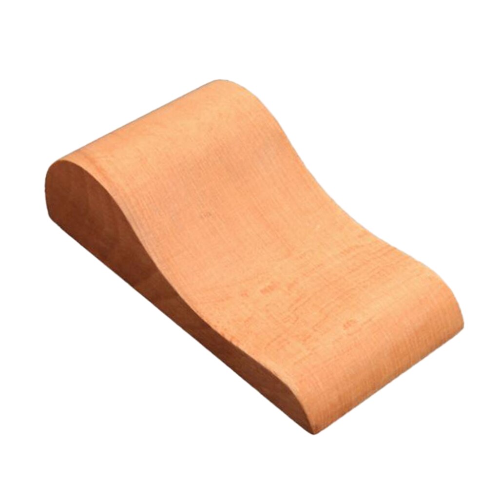 Beech Wooden DIY Leather Belt Bending Tool Leathercraft Polishing Printing