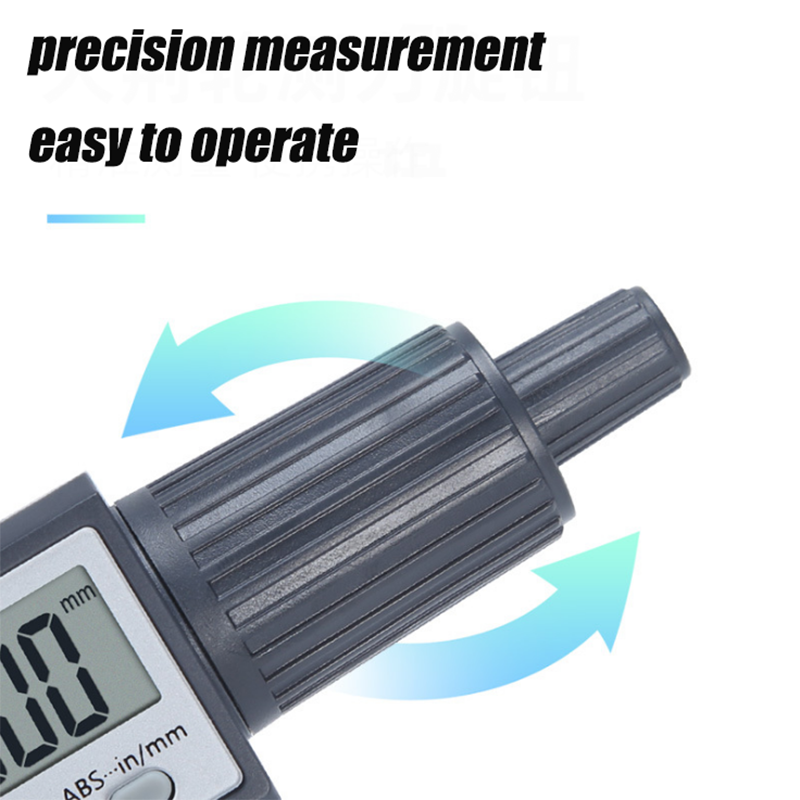 0-25-50-75-100mm digital micrometer 0.001mm electronic micrometer caliper gauge chrome plated outer diameter micrometer
