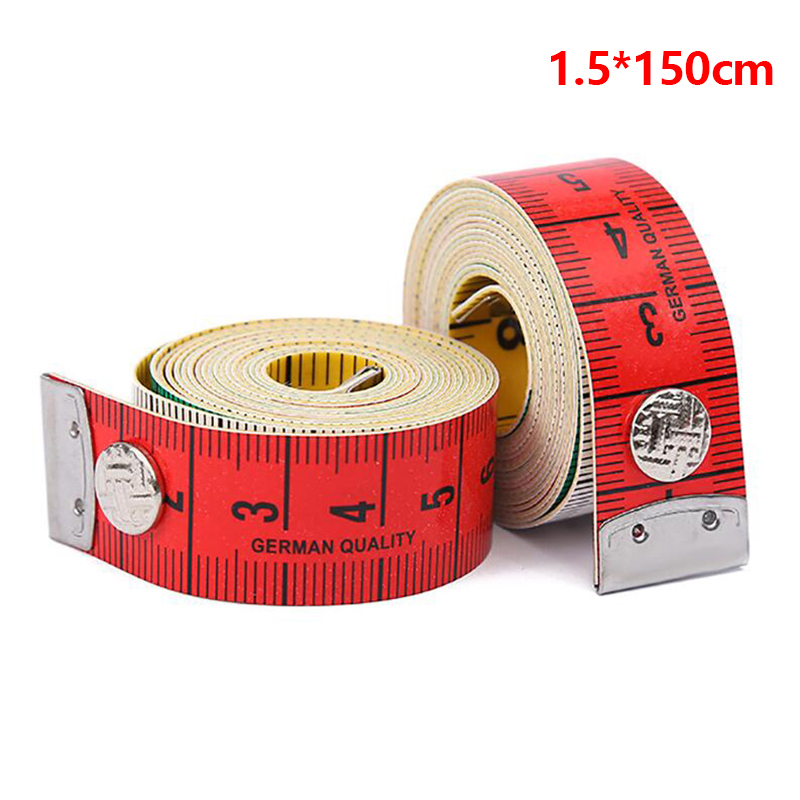 150/200Cm Dubbelzijdige Body Meetlint Liniaal Naaien Kleerband Mini Naaister Maat Voor Naaimeter Naaien Meetlint: Licht Geel