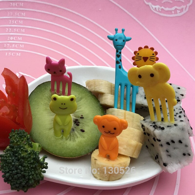 Fourchettes de fruits pour enfants | offres spéciales 10 pièces nouvelles fourchettes de fruits, Bento enfants décor de boîte à déjeuner accessoire