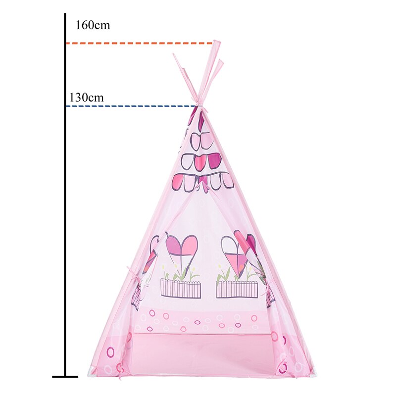 Portable Children's Tent Ball Pool Camping Toy Tent for Kids Castle Play House Children Animal House Shape Best Beach Tent: Style 17