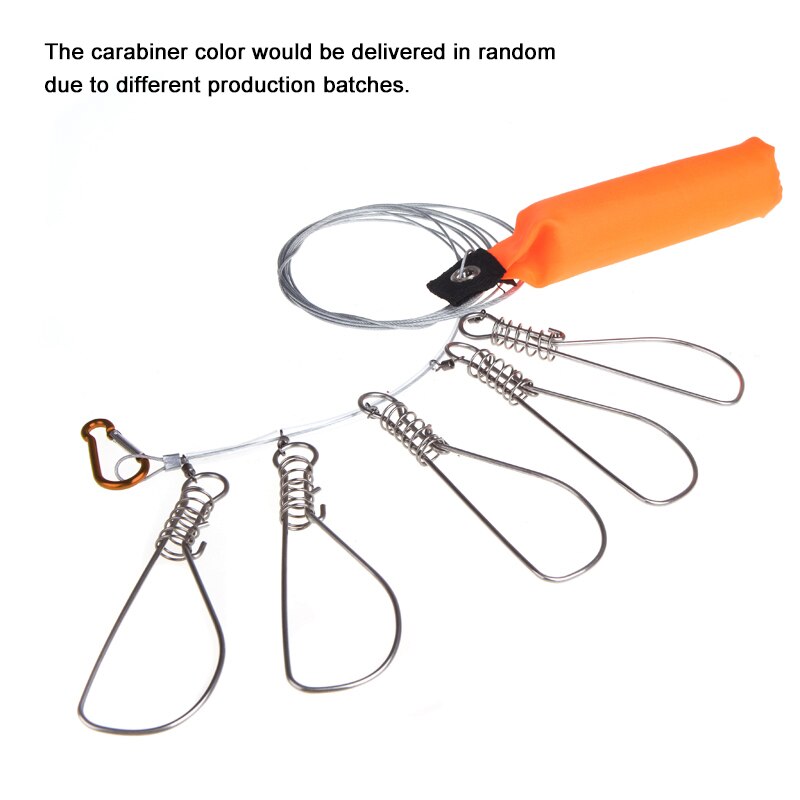 Fishing Lock Buckle Stainless Steel Live Fish Lock Belt Fishing Tackle