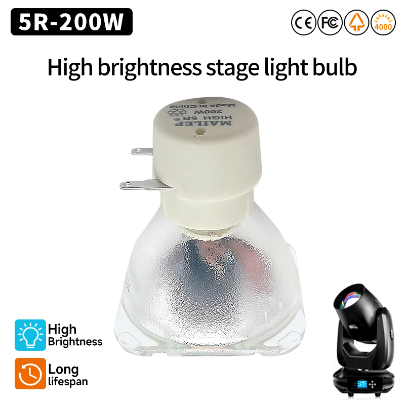 night club dj lights sharpy 5R Lamp moving head light mini 200w beam Stage light bulb