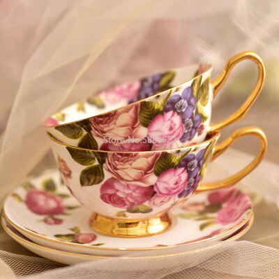 Royal Klassieke Bone China Porselein Thee Cup Sets Engels Theekopje En Schotel Xicaras Miniatuur Kop En Schotel II50BYD