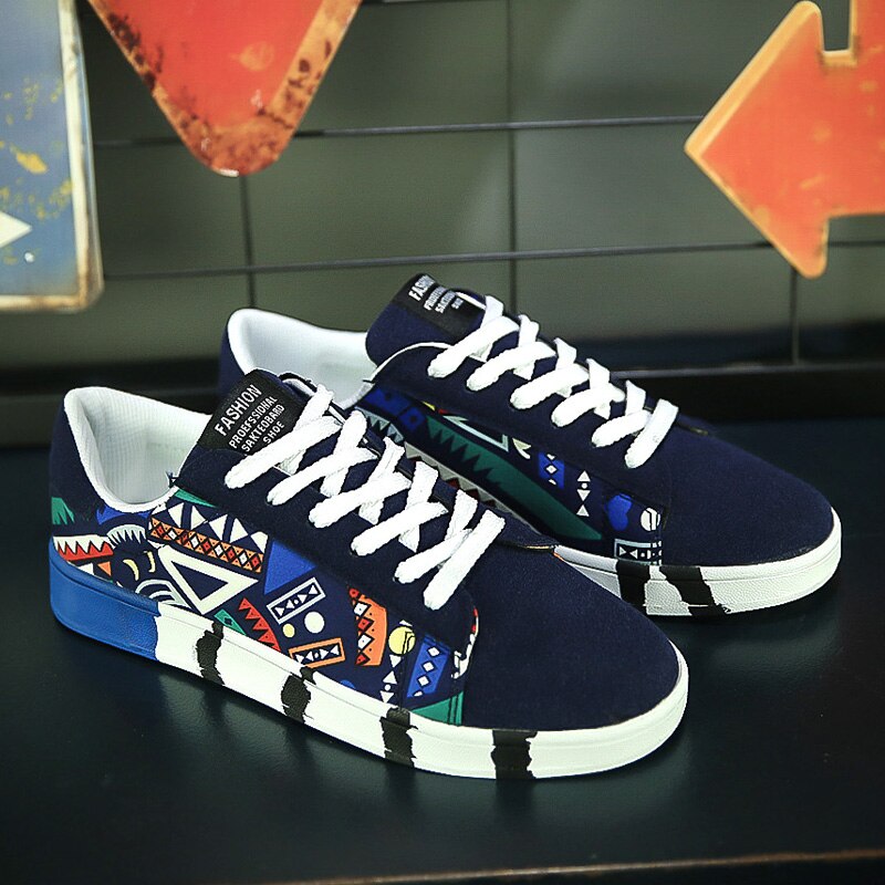 SIERGAN Men Casual Shoes Factory Casual Men Shoes Sneakers Cheap Printed