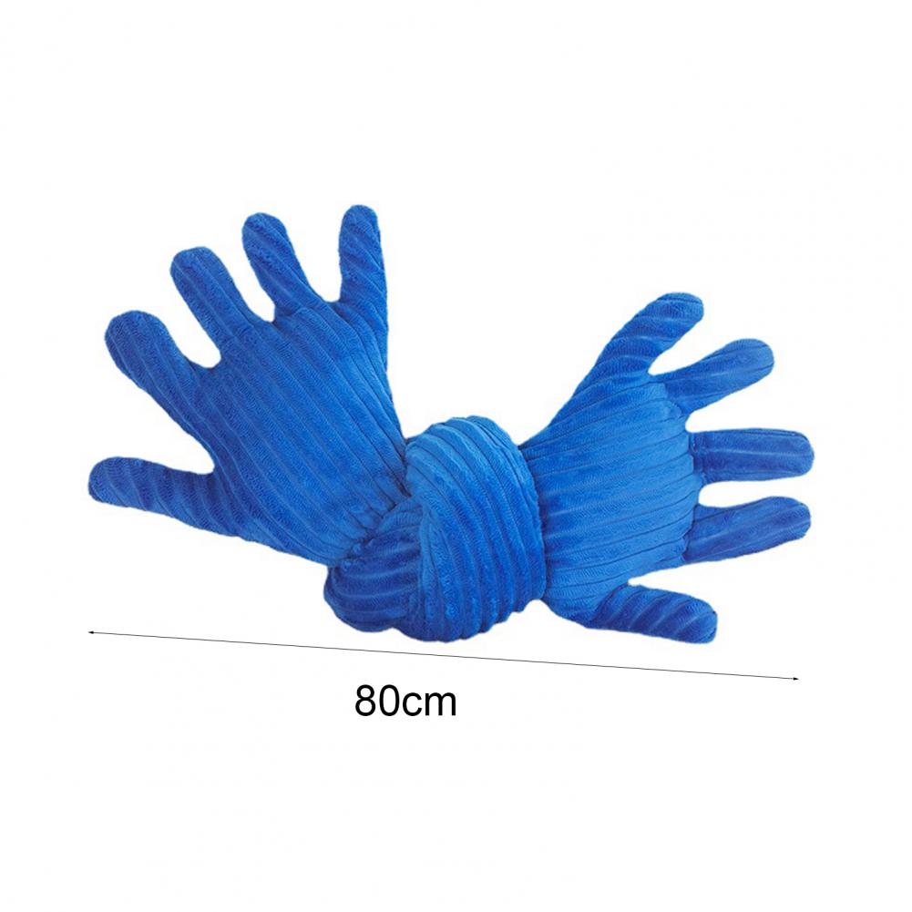 Blue Hand Hug Pillow Cozy Skin-friendly Fine Workmanship Ins Wind Sofa Decor Hand Sleeping Cushion for Sofa Decor