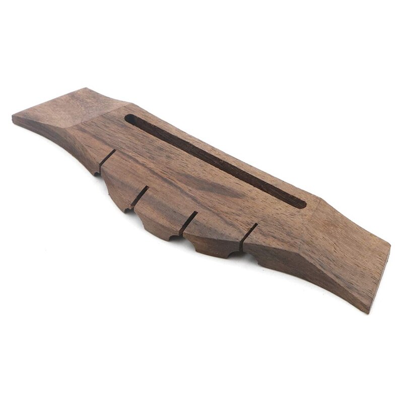 Rosewood Bridge Piezo Bridge Zadel Moer Voor Ukulele 4 String Gitaar Onderdelen Muziekinstrumenten Accessoires