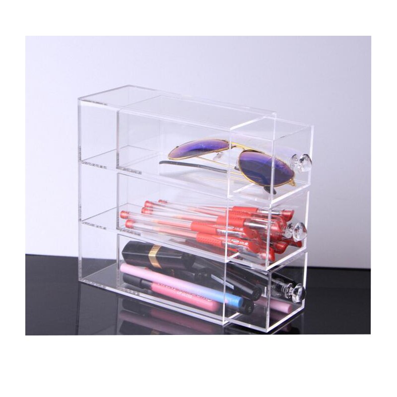 Boite Coton Tige, Distributeur de Coton, Boite Salle de Bain, Acrylique Rangement Coton Tige pour Cosmétiques Maquillage Transparent | Leroy Merlin