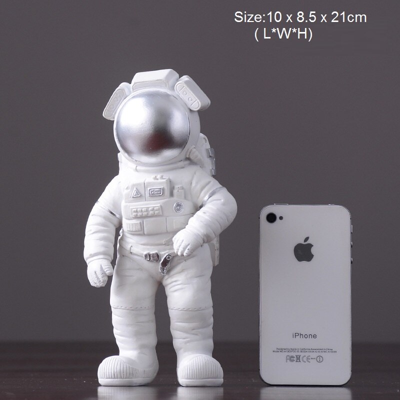 Astronaut Beeldje Voor Huisinrichting Kantoor Accessoires Ornamenten Voor Slaapkamer Woonkamer Decoratie Reson Standbeeld Art Sculptuur: Walking Astronaut