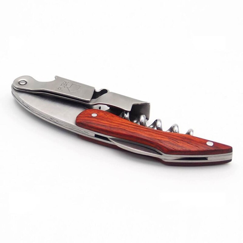 KHGDNOR Kurkentrekker Wijn Flesopener Houten Handvat Professionele Wijn Opener Keuken Gereedschap Accessoires