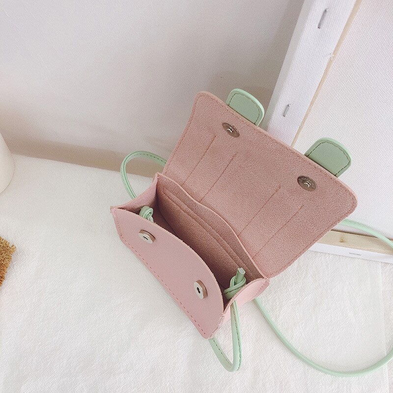 Cute Kids Mini Bag Kawaii Little Girl Small Coin Wallet Pouch Bag Toddler Party Purse Baby Messenger Bag