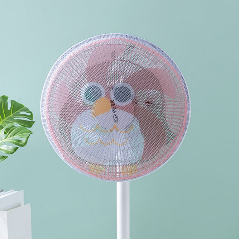 Transparent Electric Fan Circle Dust Cover Household Dustproof Cap Baby Kid Finger Protective Fan Cover Safety Net Storage Bag