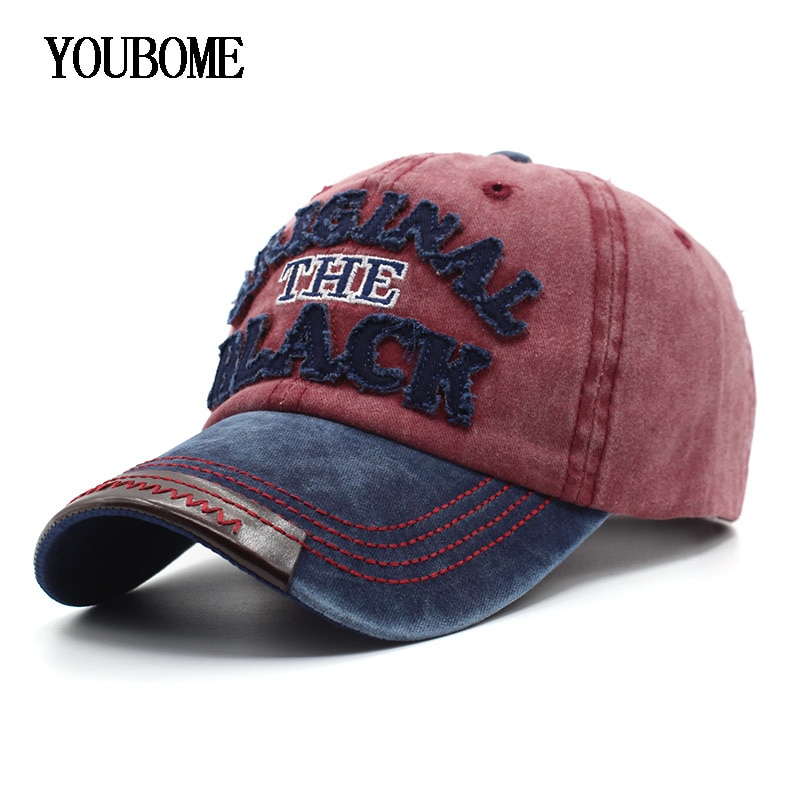 Youbome Baseball Cap Vrouwen Hoeden Voor Mannen Trucker Snapback Caps Mannelijke Vintage Borduurwerk Pet Bone Black Dad Hoed Caps