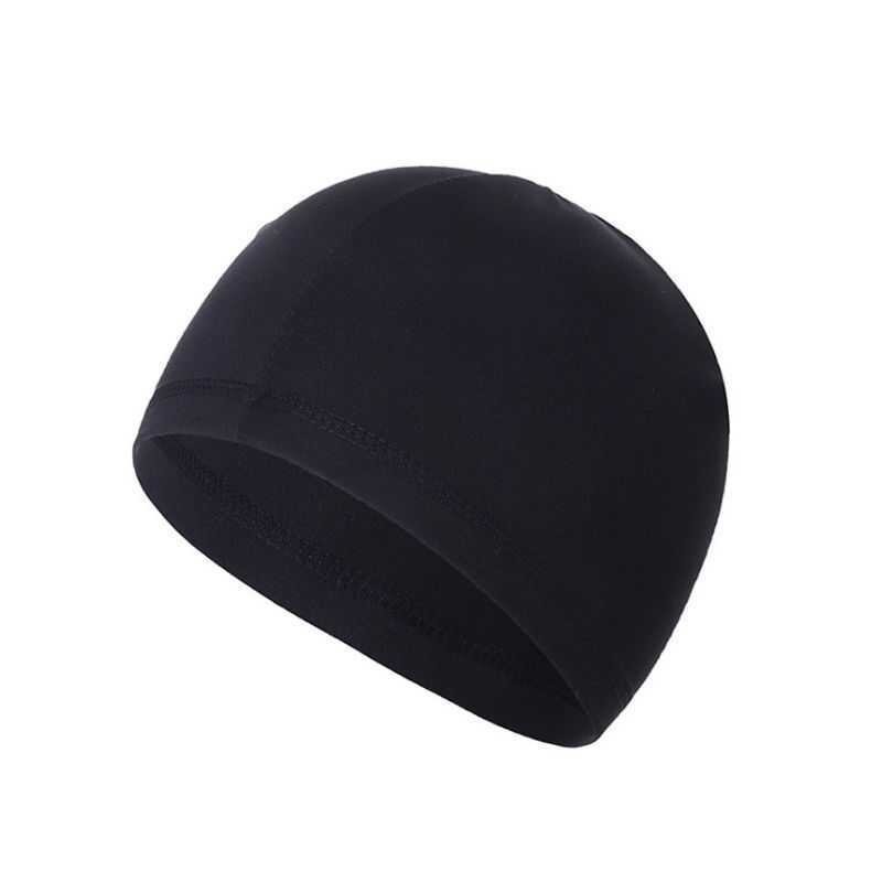 Zomer Unisex Quick Dry Fietsen Cap Anti-Uv Hoed Motorfiets Fiets Fietsen Hoed Anti-Zweet Innerlijke Cap Voor Outdoor sport Hoed: Black