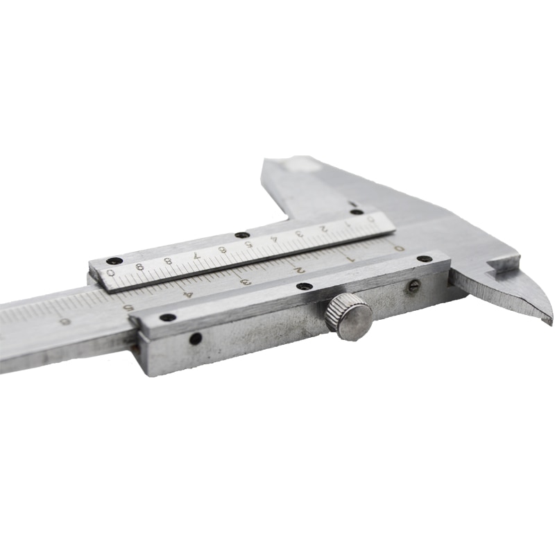 Calibrador Vernier 6 "0-150mm 0,02mm calibradores de Metal herramientas de medición de micrómetro