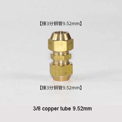 Airconditioning koperen buis vrij lassen messing fitting koelaccessoires koelkast snelkoppeling: Groente