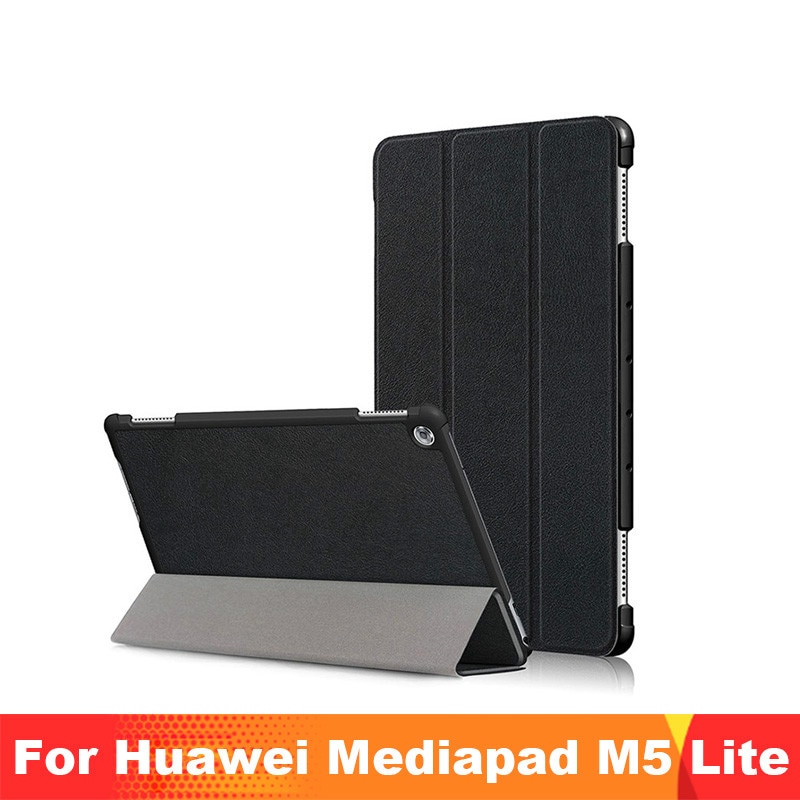 Case for Huawei MediaPad M5 Lite 10 BAH2-W19/L09/W09 Ultra Slim Pu Leather Smart Stand Cover for Media Pad M5 Lite 10.1" Case