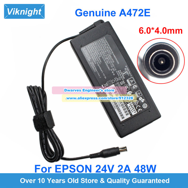 Original 24v 2a 48w ac adapter EP-AG480DDG für epson ds870 ds530 ds770 ds775 ds410 GT-X970 GT-1500 GT-S50 GT-S85 FF-680W GT-2500G