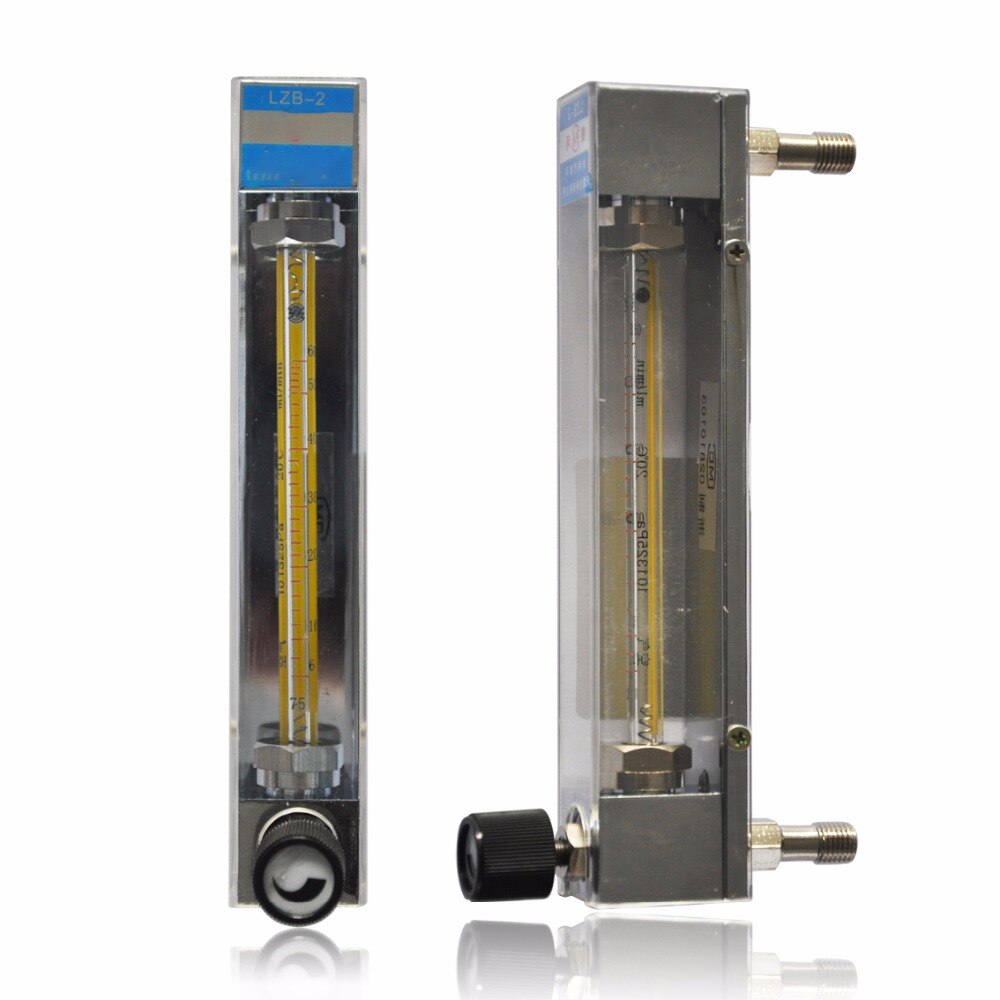 De Glazen Lichaam Materiaal Minder Dan 1.0 mpa 0.6 ~ 6 L/min Flow Range 2.5% Nauwkeurigheid Rotameter gas