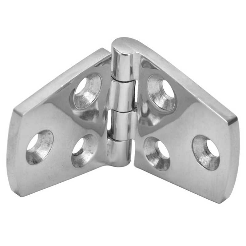 Stiefel Scharnier dauerhaft 316 Edelstahl Spiegel Poliert Scharniere 6 See 76x38mm Maximale Korrosion Widerstand Praktisch für interne