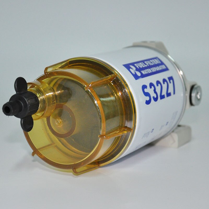 S3227 filtre de carburant marin hors-bord séparateur d&#39;eau de carburant, ensemble de filtre de moteur marin