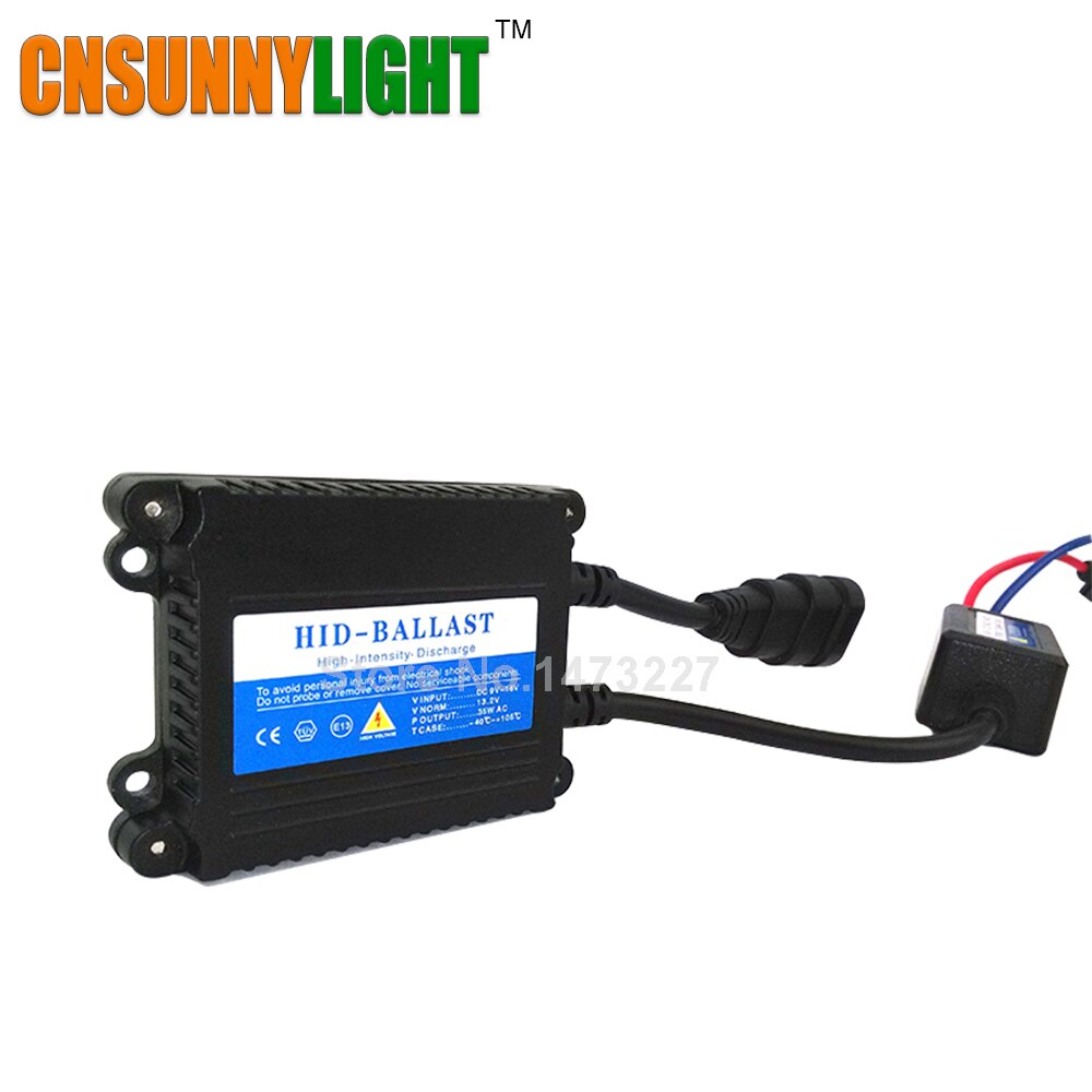 CNSUNNYLIGHT 12V 35W AC Slim HID Xenon Replacement Electronic Digital Ballasts Blocks For Car Light