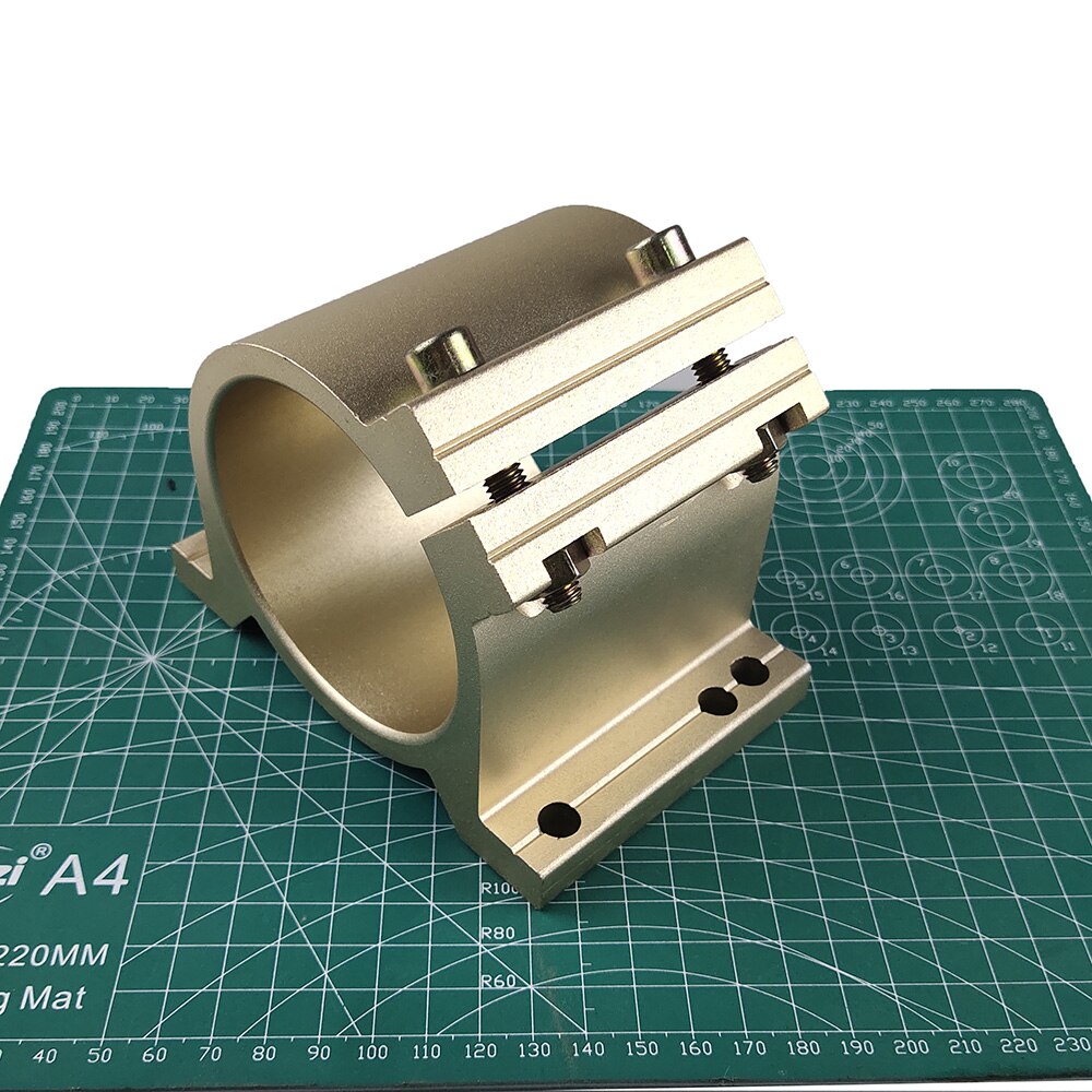 80Mm Cnc Spindel Armatuur Montagebeugel Cnc Spindel Motor Armatuur 0.8KW 1.5KW Frees Graveermachine Spindel