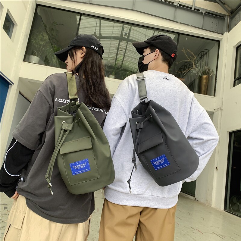 Shoulder Bag Canvas Bag Girl Shoulder Bag Chest Bag Couple Prevalent Brand Large Capacity Casual Messenger Bag Korean