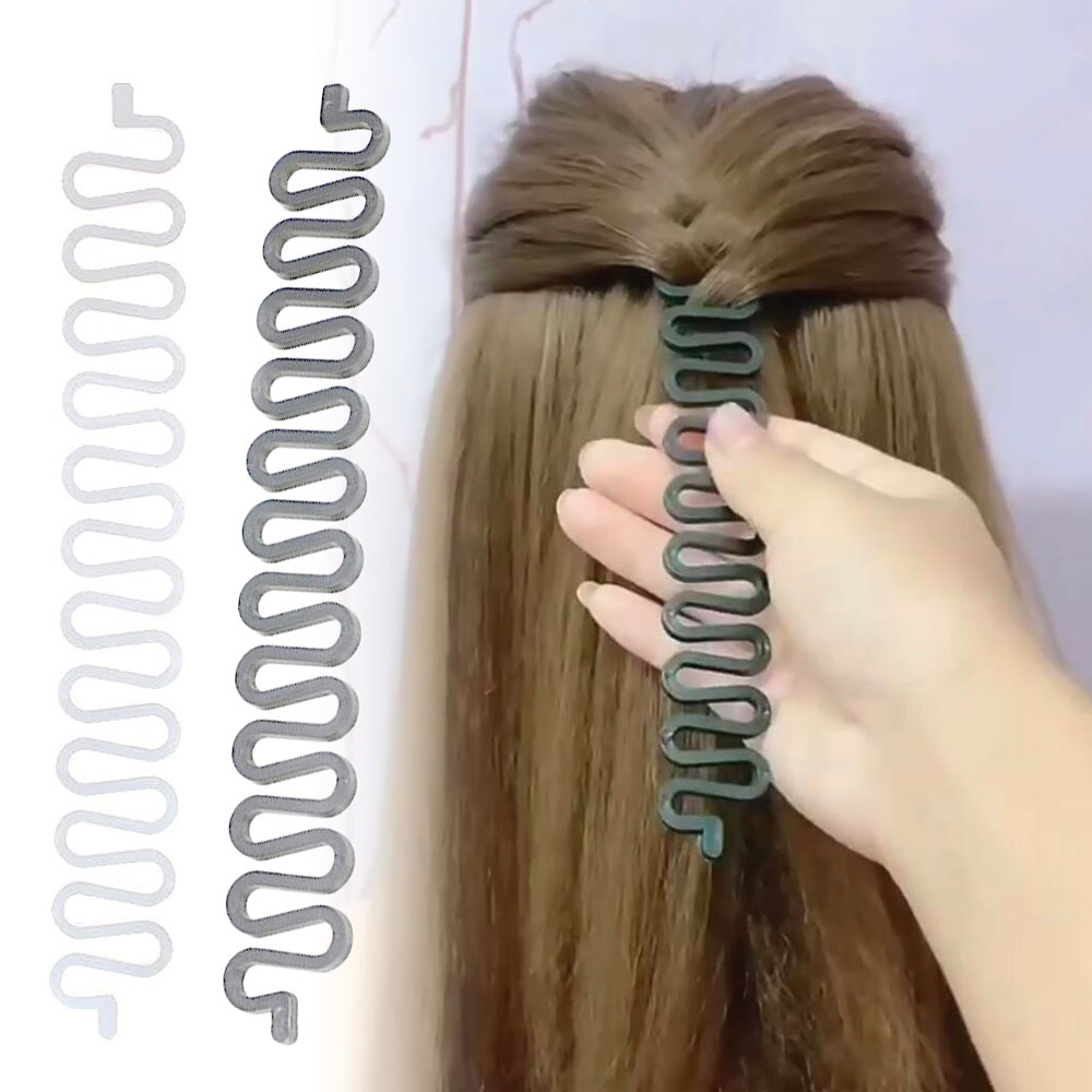 Haarvlechtgereedschap Fishtail Braid Tool, Frans vlechtgereedschap voor haar
