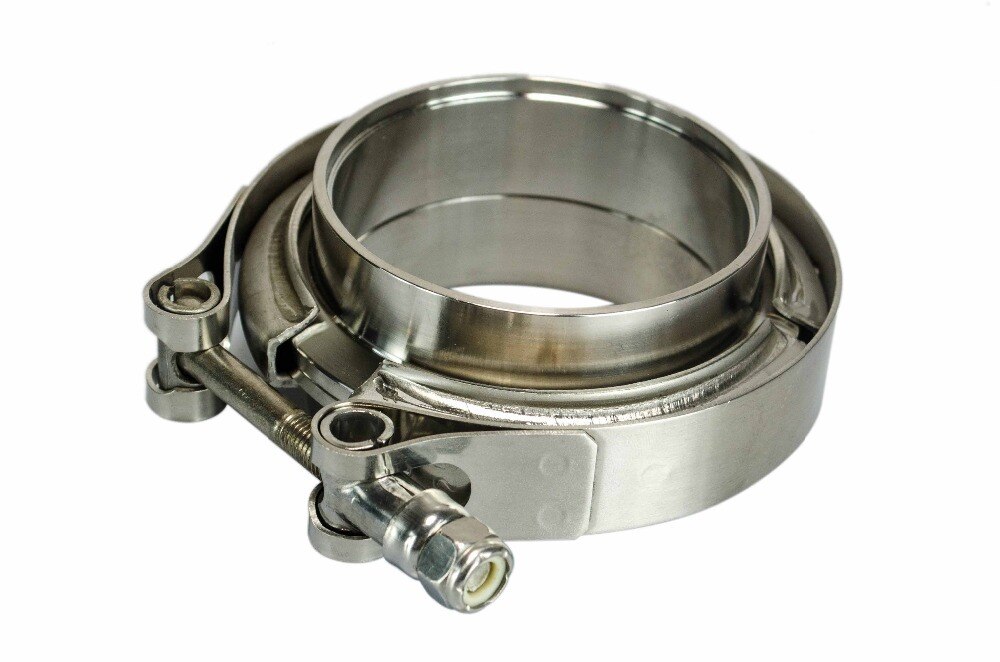 2 &quot;2.5&quot; 3 &quot;3.5&quot; 4 &quot;Rvs Auto V-Band Mannelijke Vrouwelijke Uitlaat Flens vband Klemmen V Band Klem Kit 1.5 2.5 3 Inch Clip