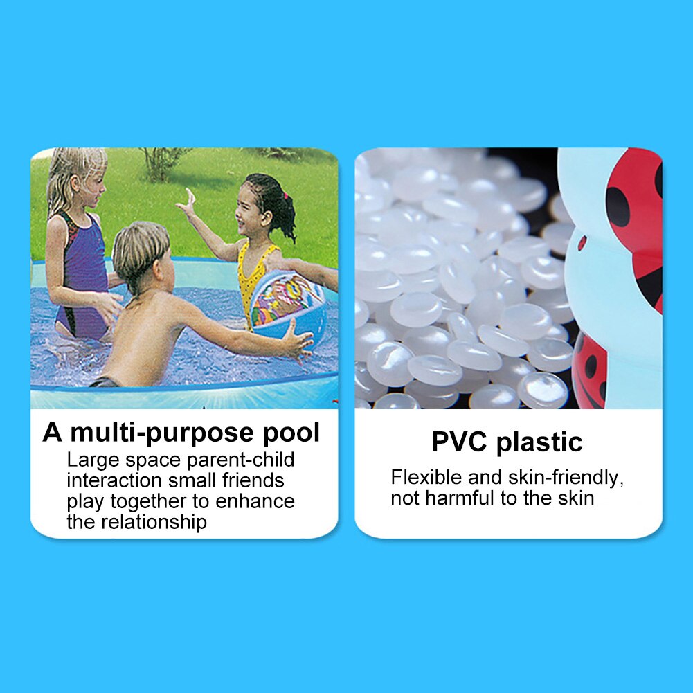 Outdoor Round Children Water Play Swimming Pool Summer Baby Kids Plastic Bathtub