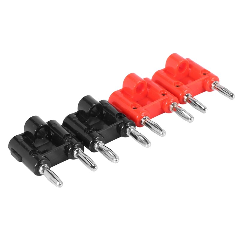 4 stück schraub-doppelbananenstecker-lautsprecheranschlüsse, 436 +  typen