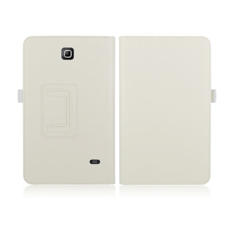 Funda de piel sintética para tableta samsung galaxy tab 4 8,0 SM-t331, accesorios para tablet, 8,0 pulgadas, T330, T331, T335: white