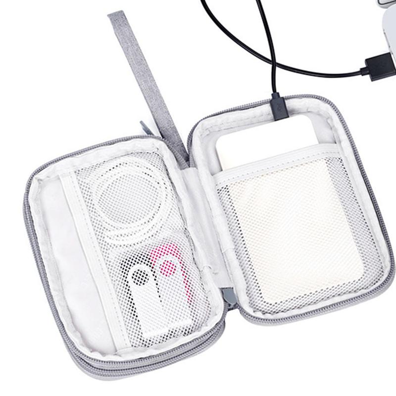 1 pc multiuso fone de ouvido recipiente saco de armazenamento do telefone móvel