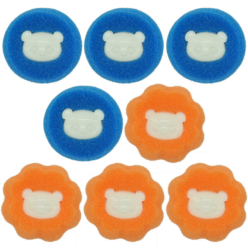 4/6/8 sztuk zestaw kulek robić prania urządzenie robić usuwania włosów narzędzie robić czyszczenia ubrań dla zwierząt domowych usuwanie łapacz kolektor włókien kula wielokrotnego użytku łapacz kłaków strona główna: Czerwony