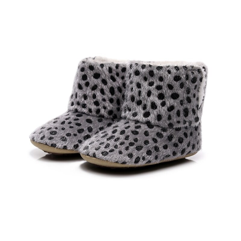 Baby Winter Warm Bont Snowboots Babyslofjes Anti-Slip Baby Jongens Bootie Schoenen 0-18M B
