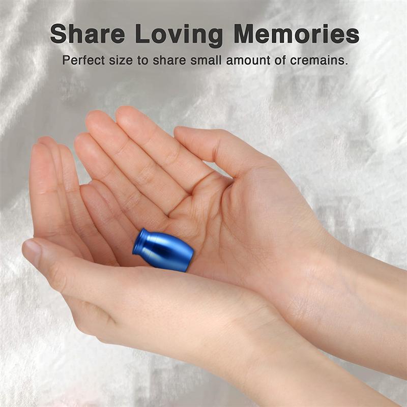 Recipiente para urna funeraria de acero inoxidable con tornillo de labio, 1 unidad Pet
