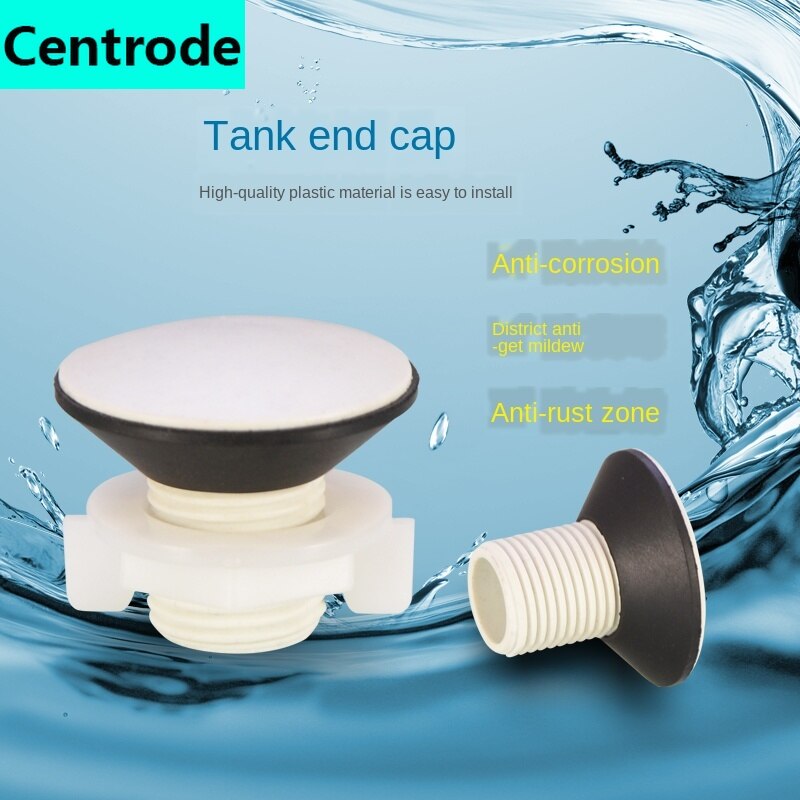 1/2Inch Toilet Tank Plug Plastic Connector Tower Fish Tank Pool Rvs Emmer Plug Cap Badkamer accessoires