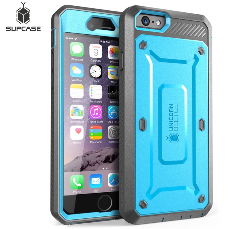 Supcase Voor Iphone 6 Plus Case Ub Pro Full-Body Robuuste Holster Clip Cover Met Ingebouwde Screen protector Voor Iphone 6S Plus Case